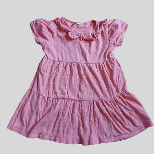 F&F Salmon Pink Dress Age 7-8
