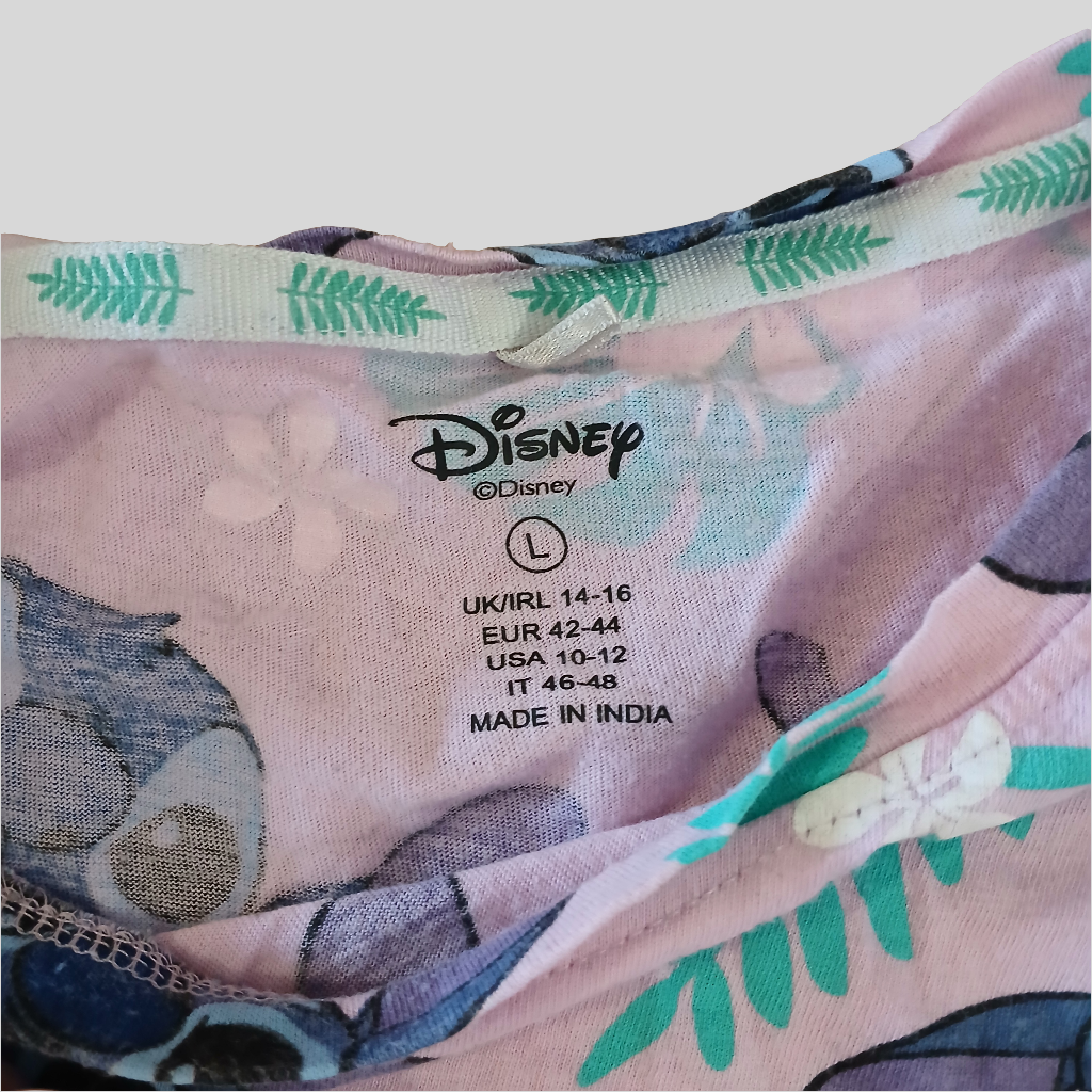 Disney Lilo and Stitch Crop Top Size 14-16
