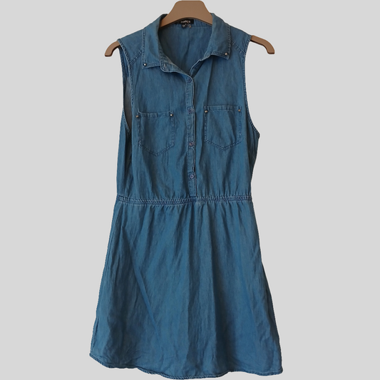 "Thinner" Denim Dress Approx Size S/M