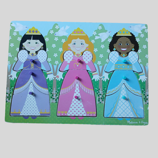 Melissa & Doug Wooden Princess Puzzle