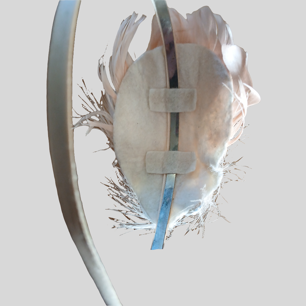 Hair Band with Feathers and Diamontes