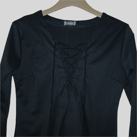 Vicio Vanidad Black Dress Approx Size Small