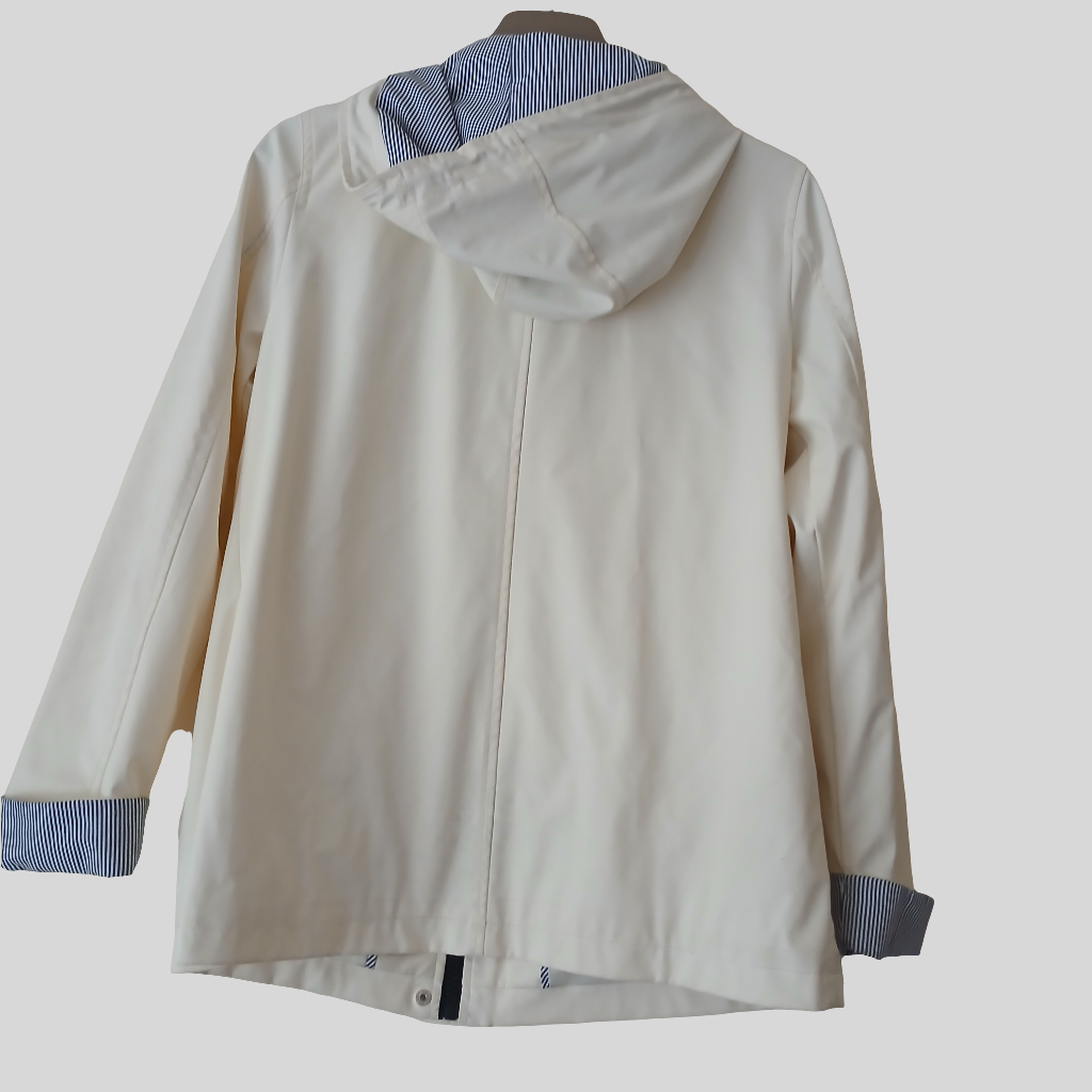 New Look White Rain Coat Size 10