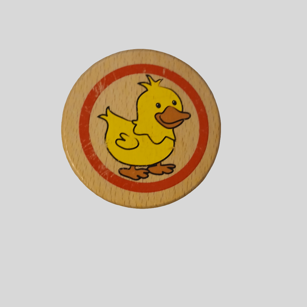 Wooden Animal Rattle Toy