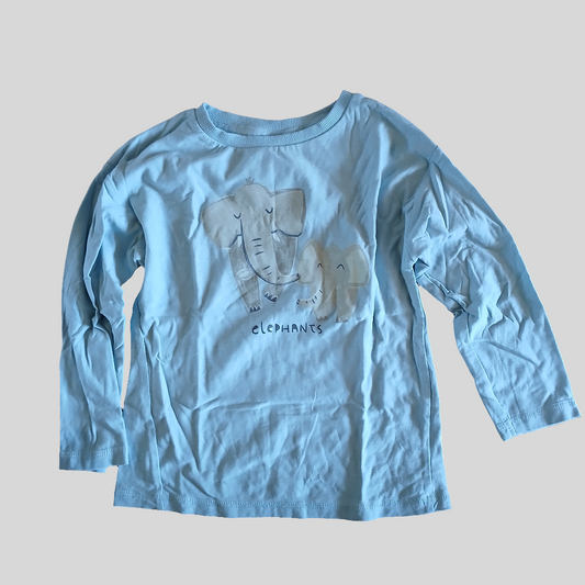 Zara Elephants T-Shirt Age 4-5