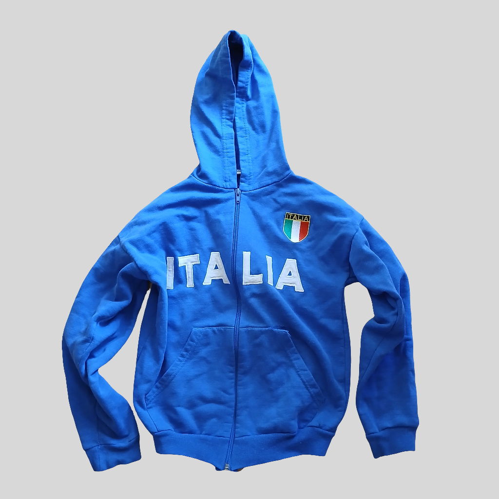 Blue Italia Hoodie Approx Age 9-10