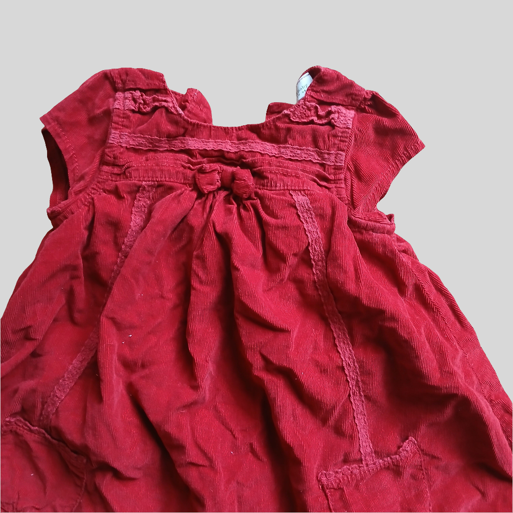 Next Red Dress Age 12-18 months