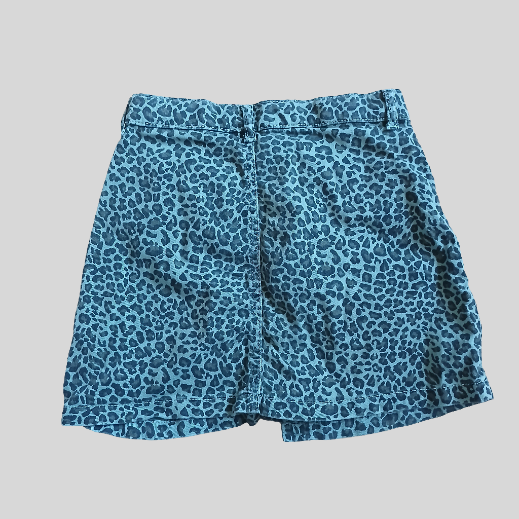 Dunnes Leopard Print Skirt Age 9