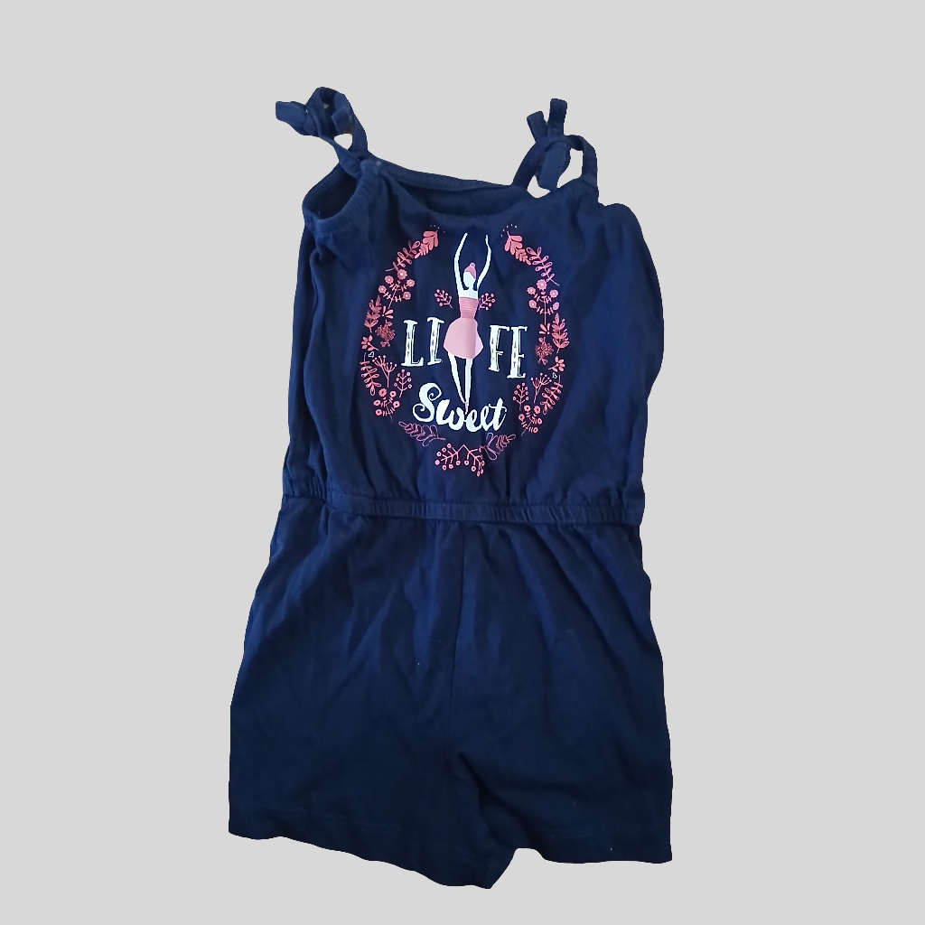 Lupilu Navy Playsuit Age 1-2