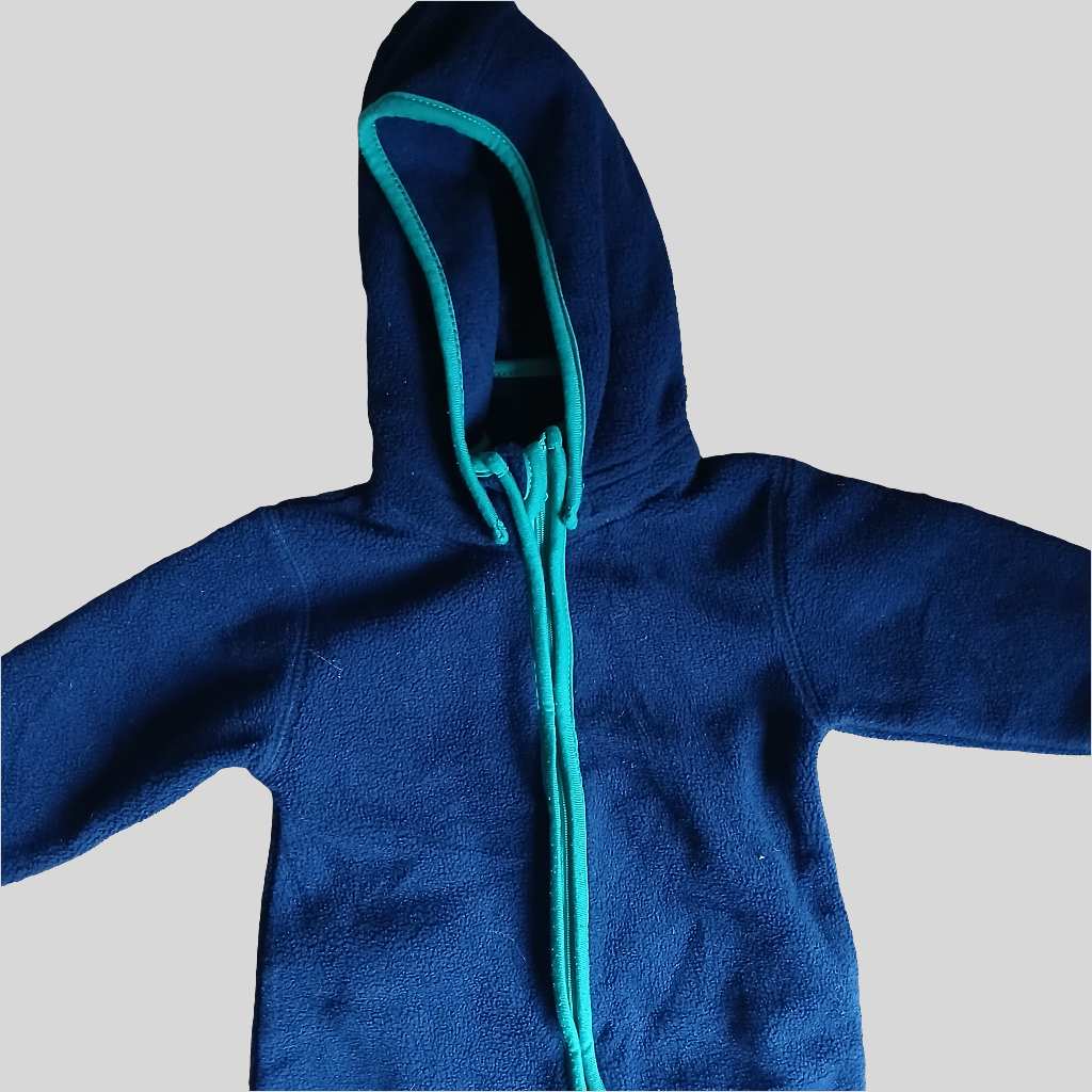 Lupilu Navy Fleece All-In-One Age 3-6 months