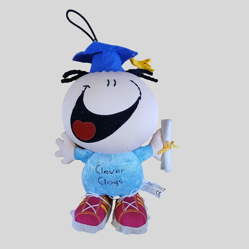 Bubblegum Clever Clogs Hanging Soft Toy