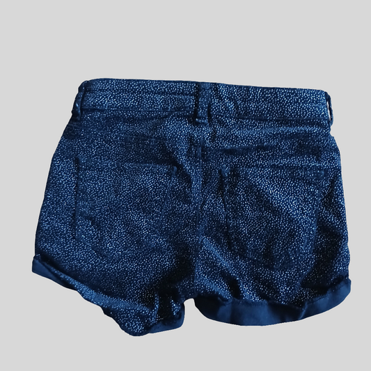 H&M Glittery Shorts Age 8-9