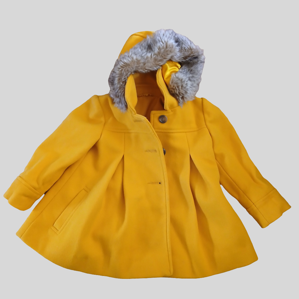 Dunnes Yellow Coat Age 2-3
