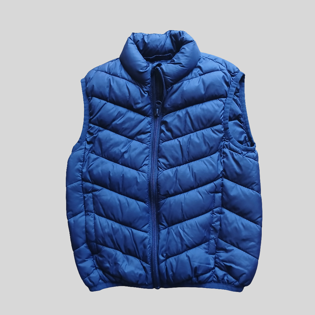 Dunnes Navy Puffer Gilet Age 3-4