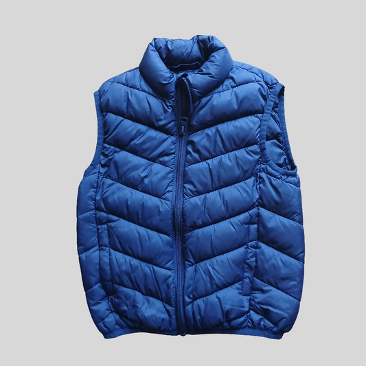 Dunnes Navy Puffer Gilet Age 3-4