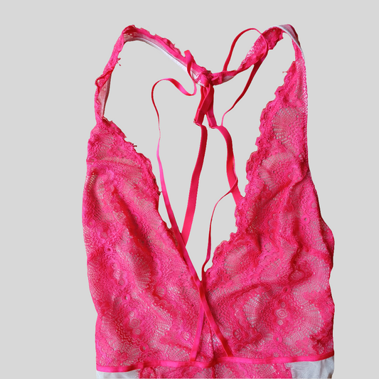 Secret Possessions Pink Bodysuit Size M