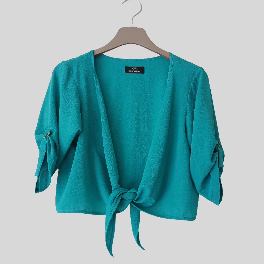 Prestige Turquoise Bolero Approx Size 12-14
