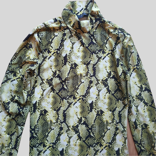 Bershka Snake Print Dress Size S