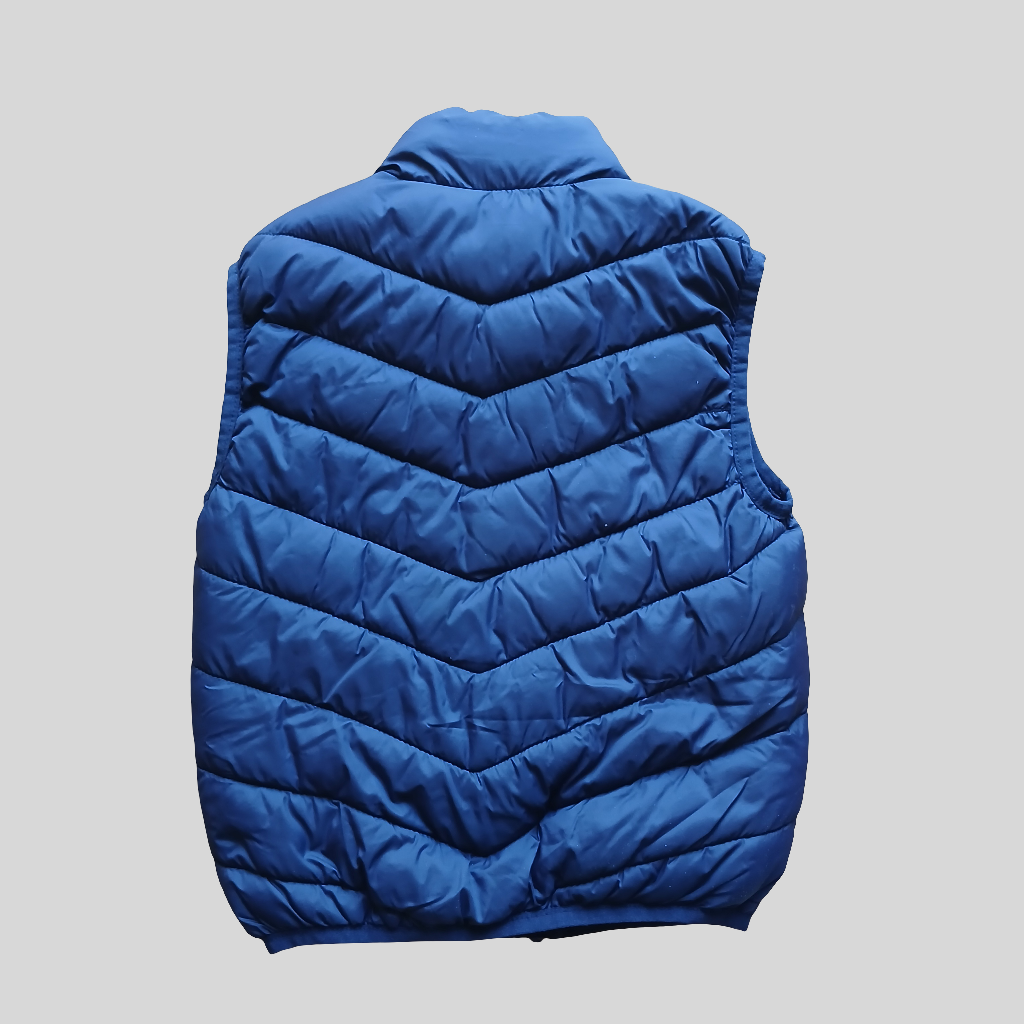 Dunnes Navy Puffer Gilet Age 3-4