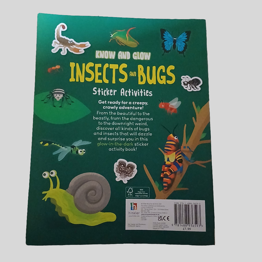 New Insects and Bugs Sticker Activity Book