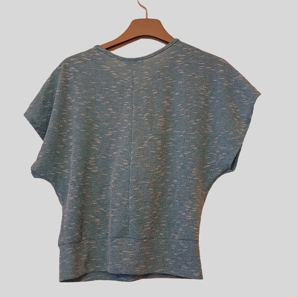 Impresion Turquoise Batwing Top Approx Size M