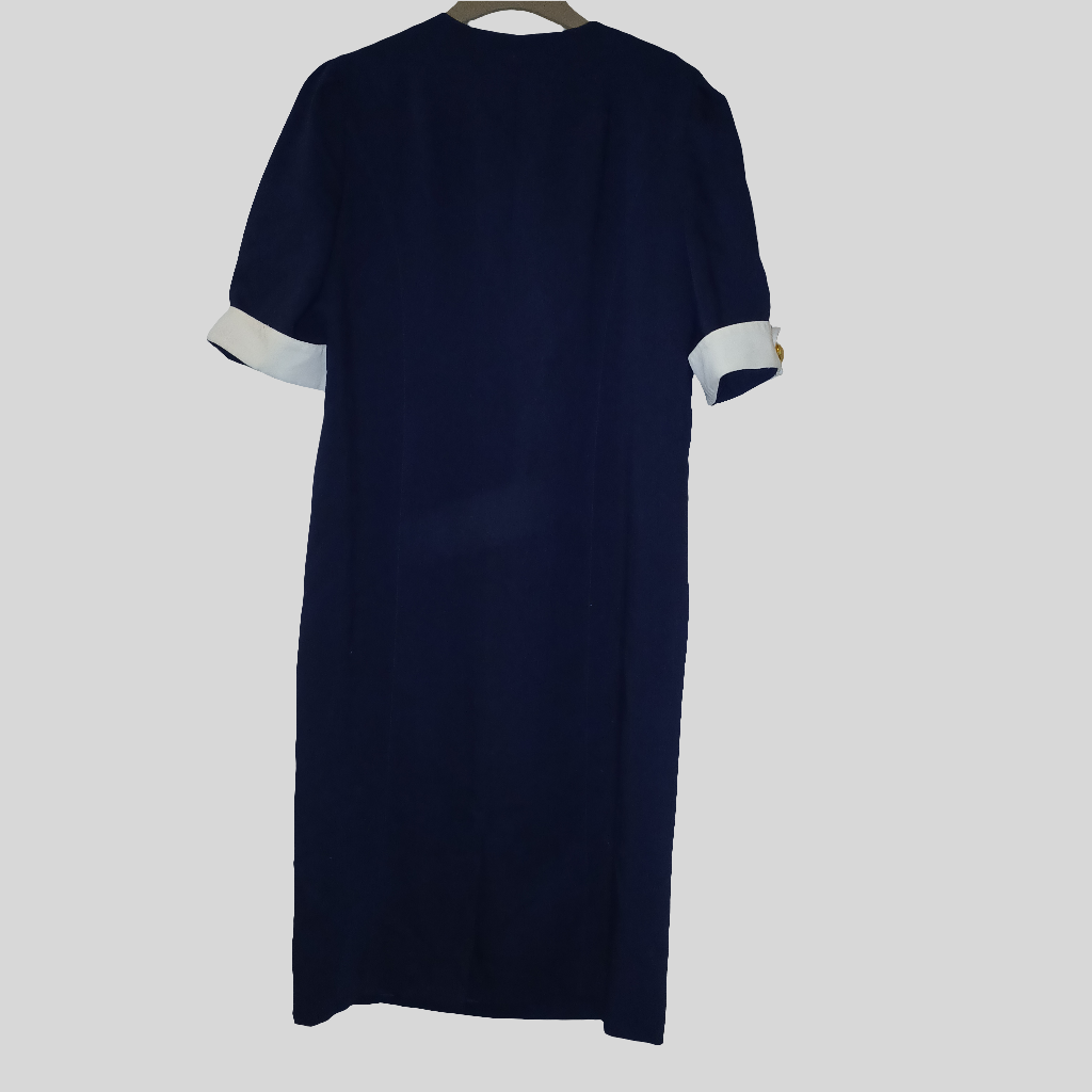 Vintage Schneberger Navy Dress Size 14