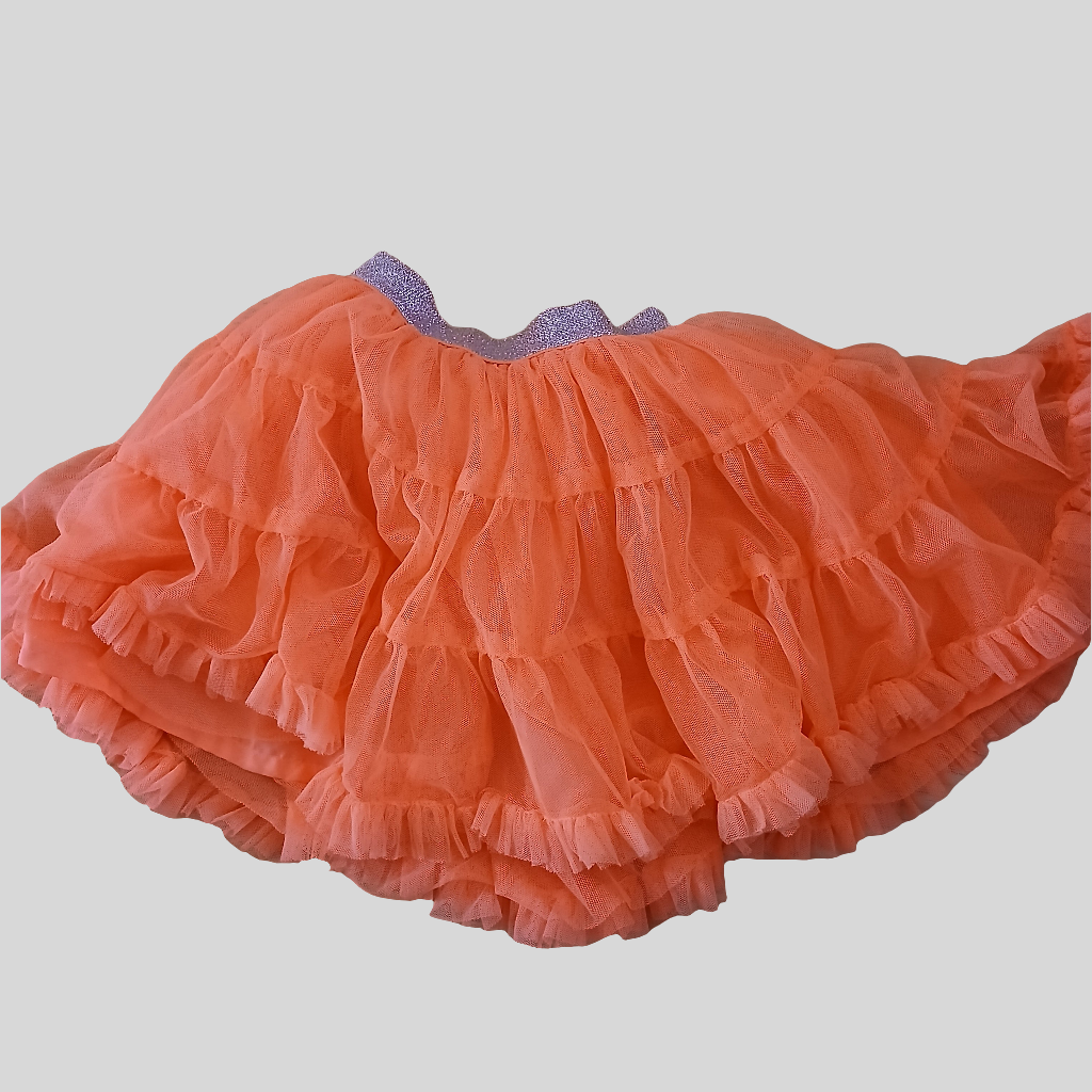 F&F Orange Tutu Skirt Age 18-24 months