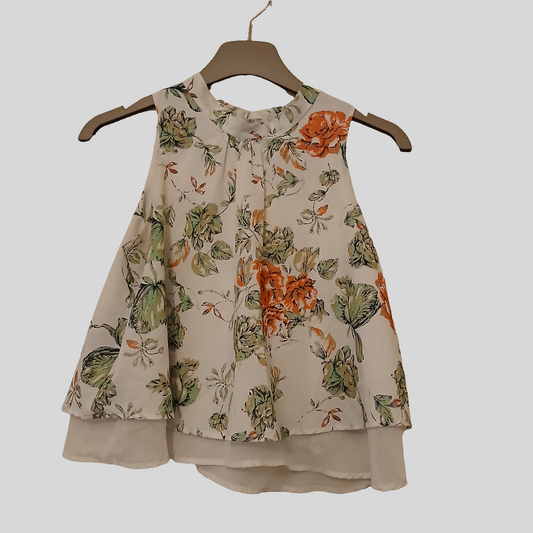 Forever 18 Floral Top Approx Size M