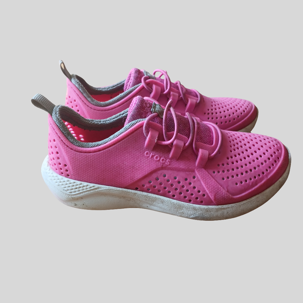 Crocs LiteRide Pink Trainers Size 13