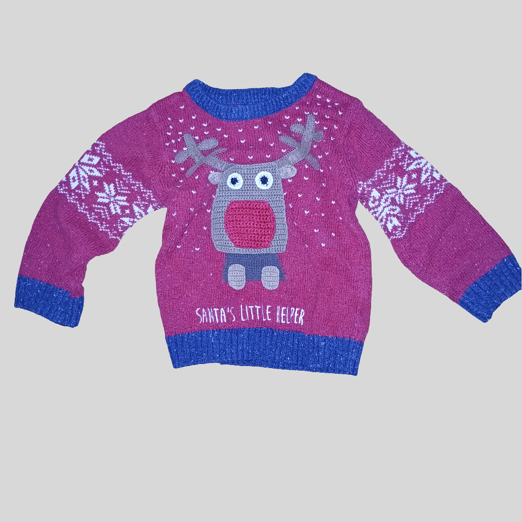 Next Christmas Reindeer Jumper Age 18-24 months