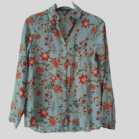Primark Penneys Floral Lightweight Shirt Size 8