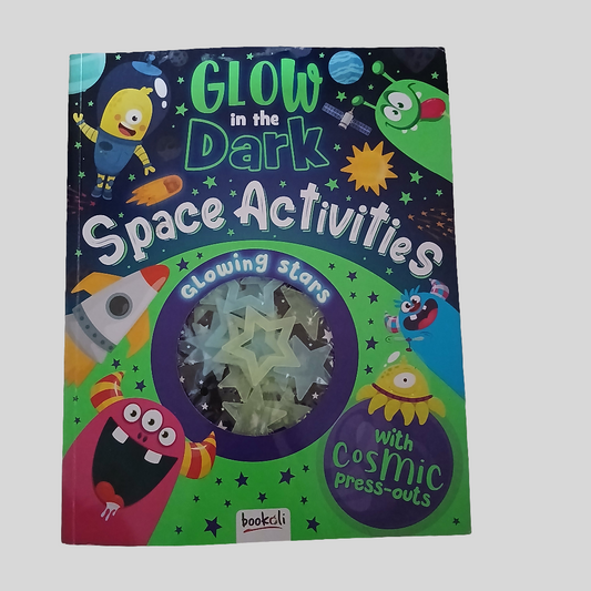 New Glow in the Dark Space Activities Book
