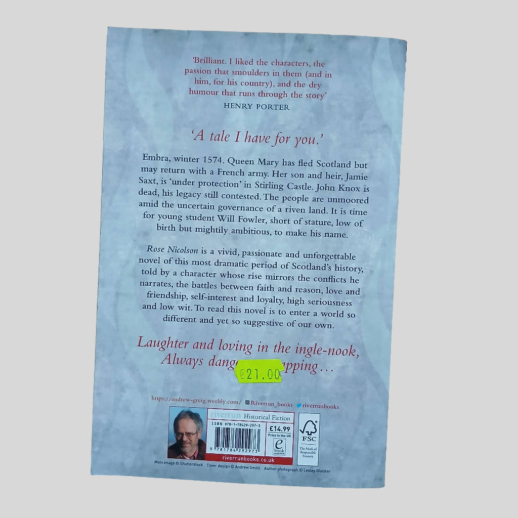 Rose Nicolson by Andrew Greig