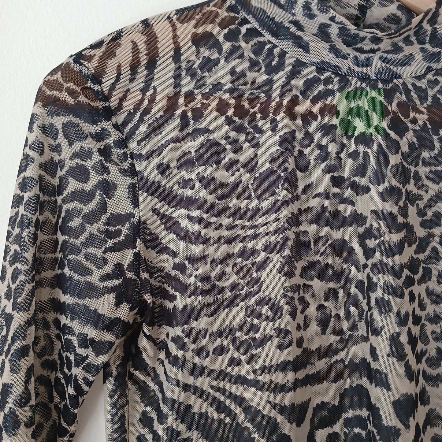 Ayanapa Animal Print Top Size Small