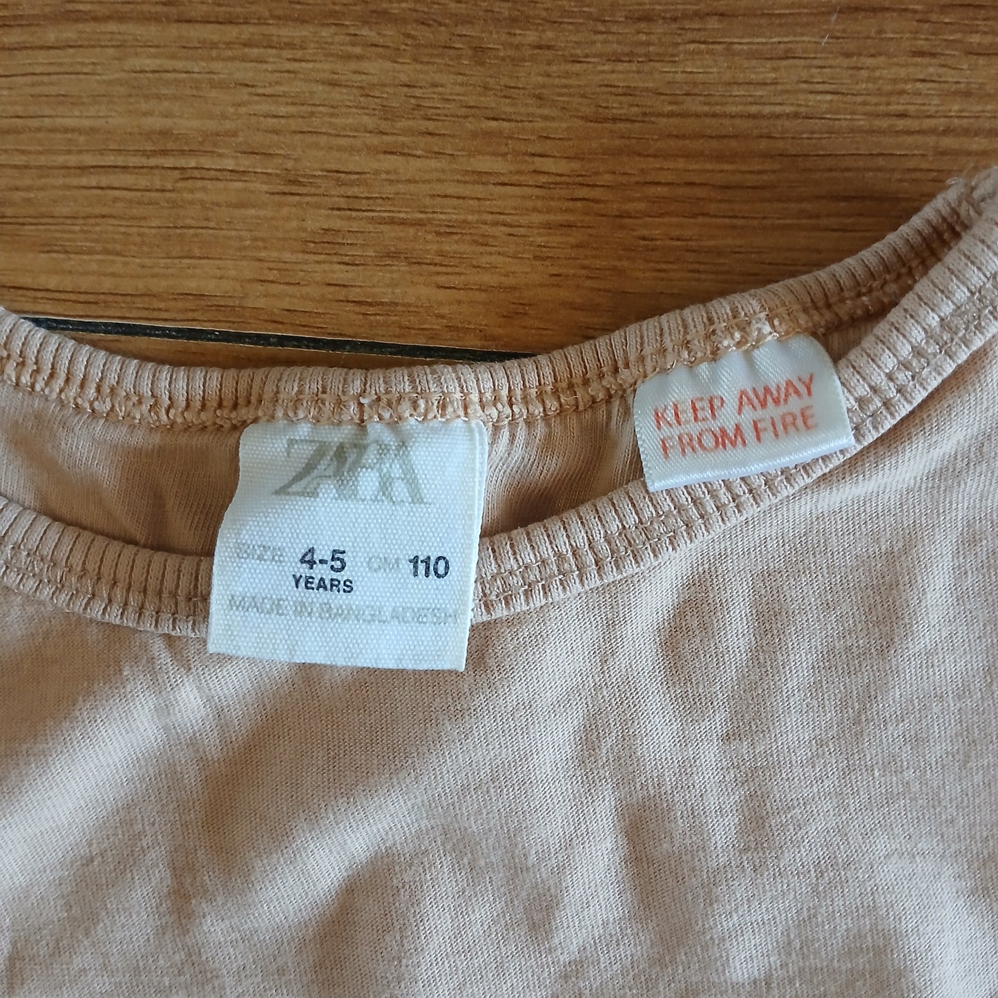 Zara Fred Blunt Illustration T-Shirt Age 4-5