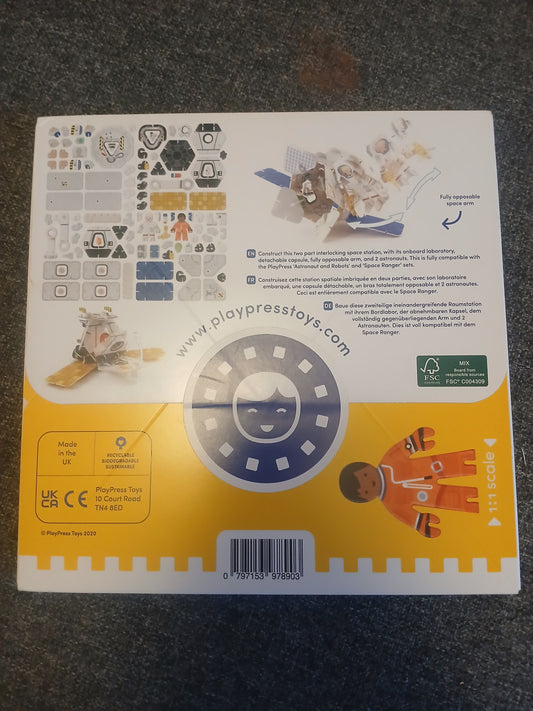 New PlayPress Space Station 3D Building Playset