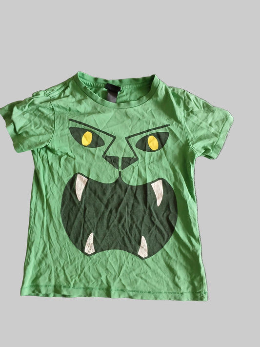 H&M Green T-Shirt Age 6-8