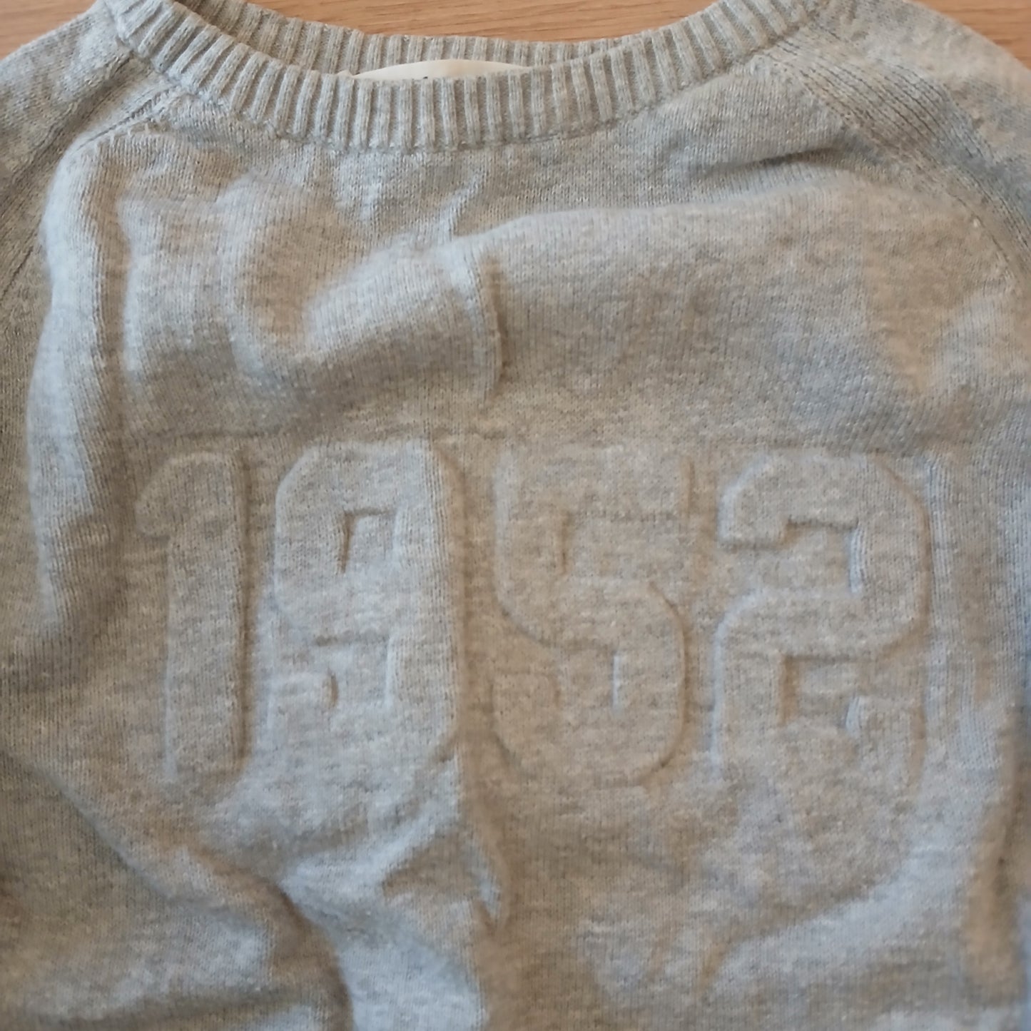 H&M "1952" Grey Jumper Age 2-4