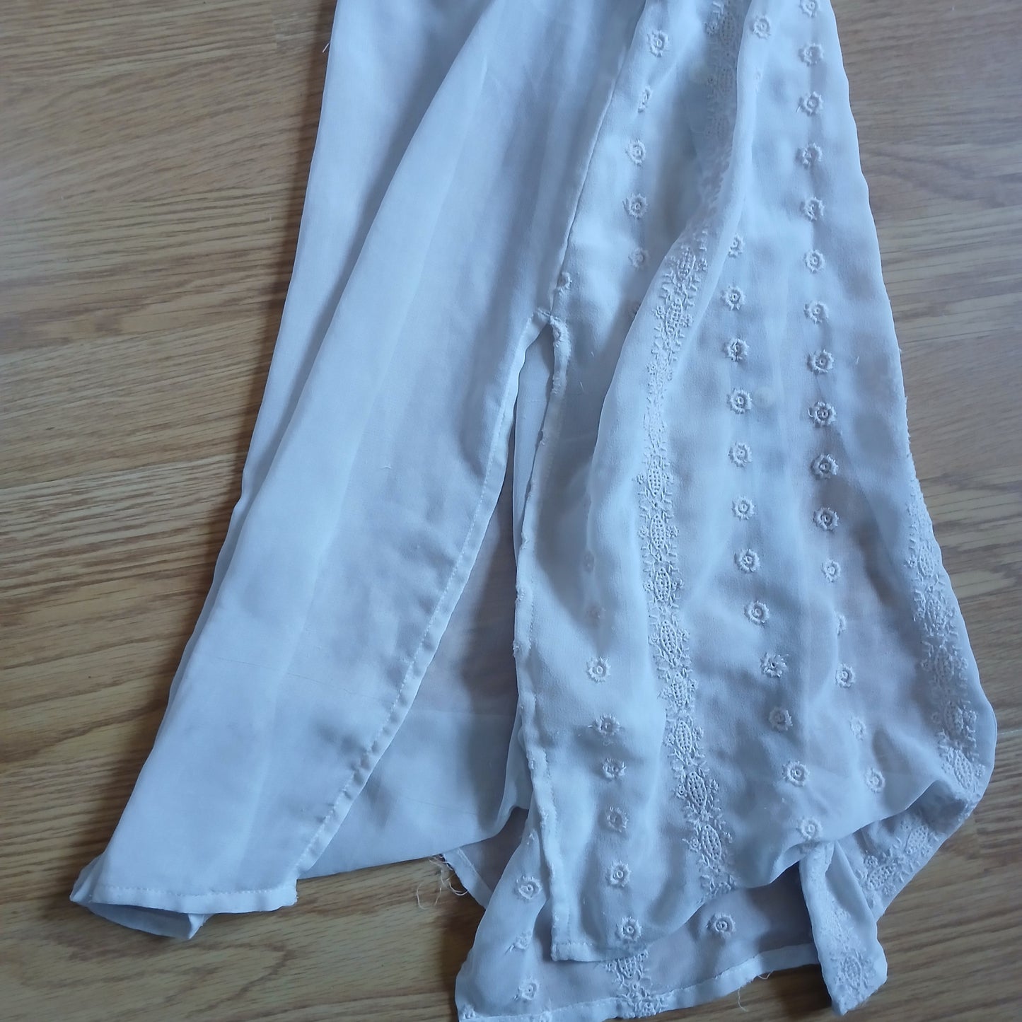 Next White Sheer Dress Age 7