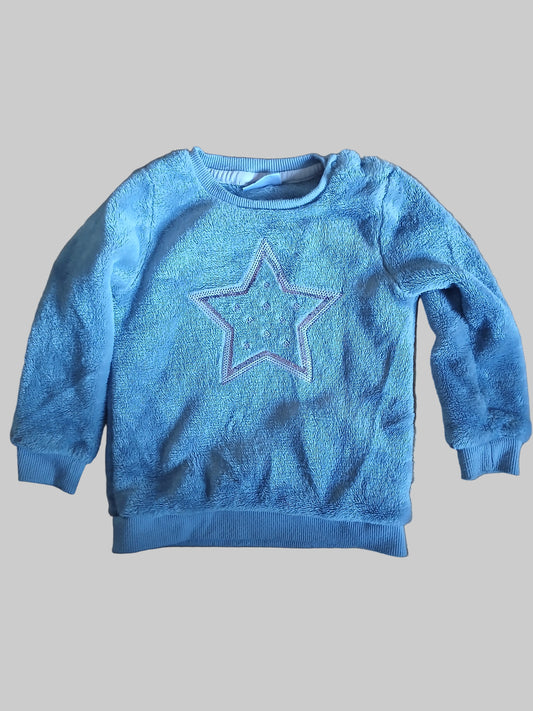 "So Cute" Grey Star Jumper Age 12-18 months