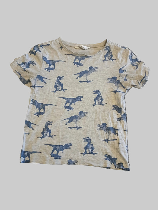H&M Dinosaur T-Shirt Age 7-8
