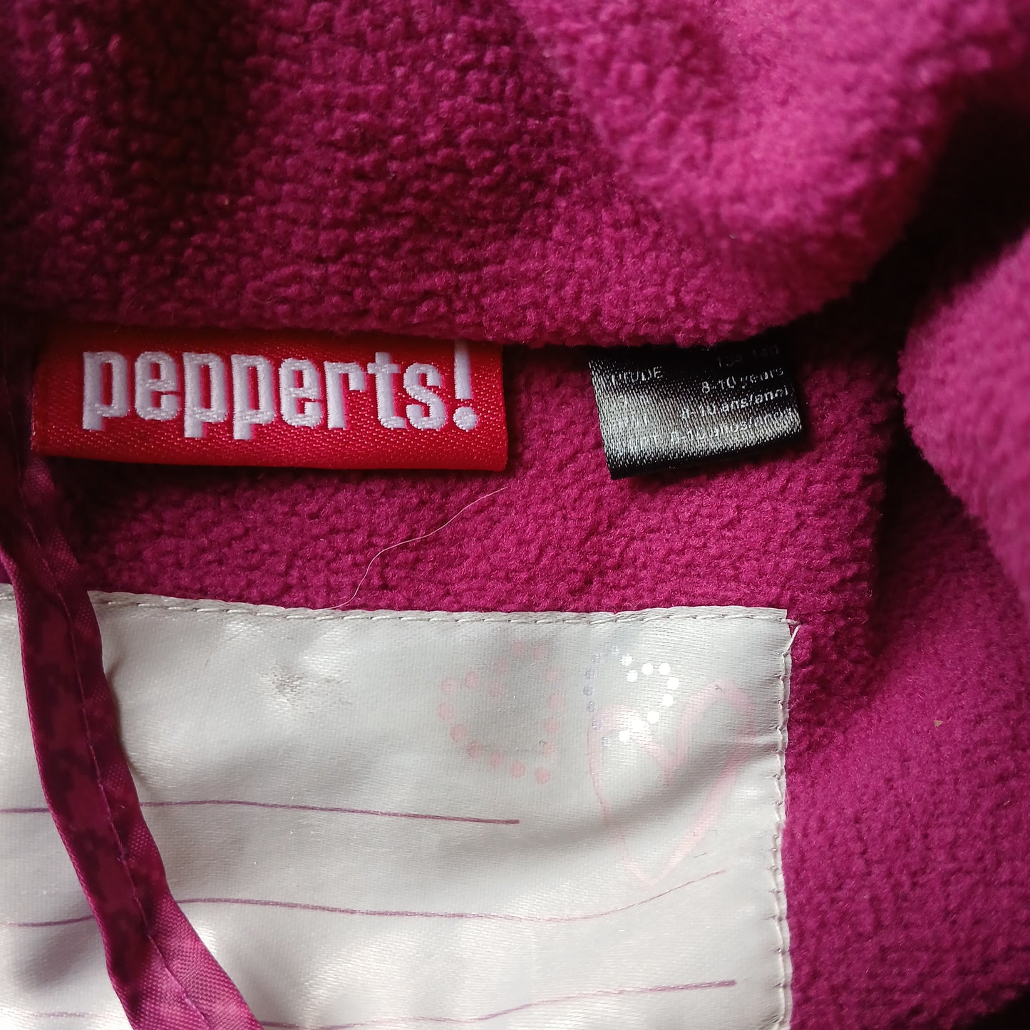 Pepperts! Pink Raincoat Age 8-10