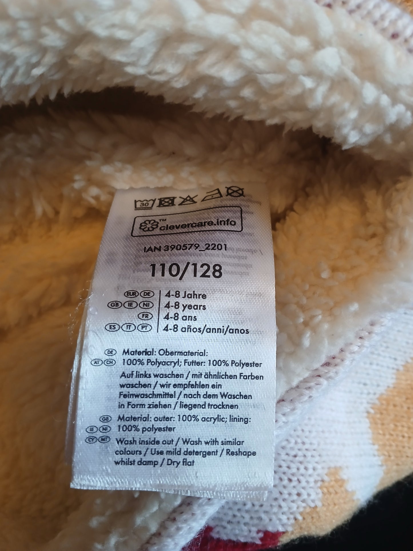 Christmas Santa Hat Age 4-8