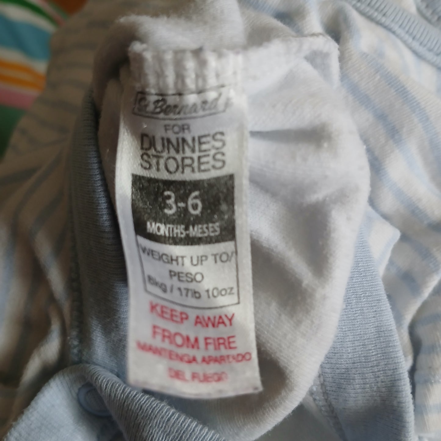 Dunnes Bodysuit Vest Age 3-6 months