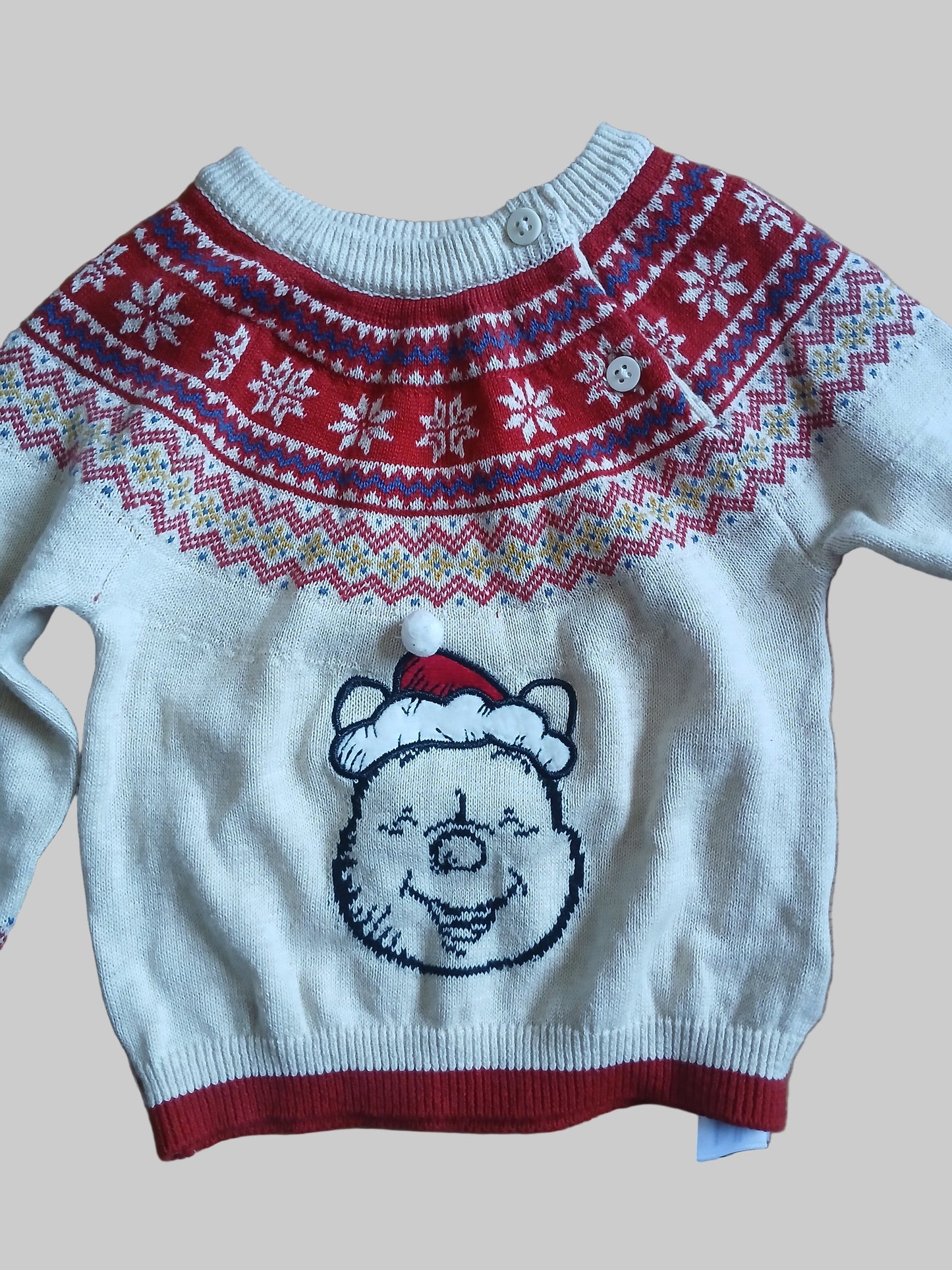 Disney at Primark Penneys Christmas Jumper Age 3-6 months