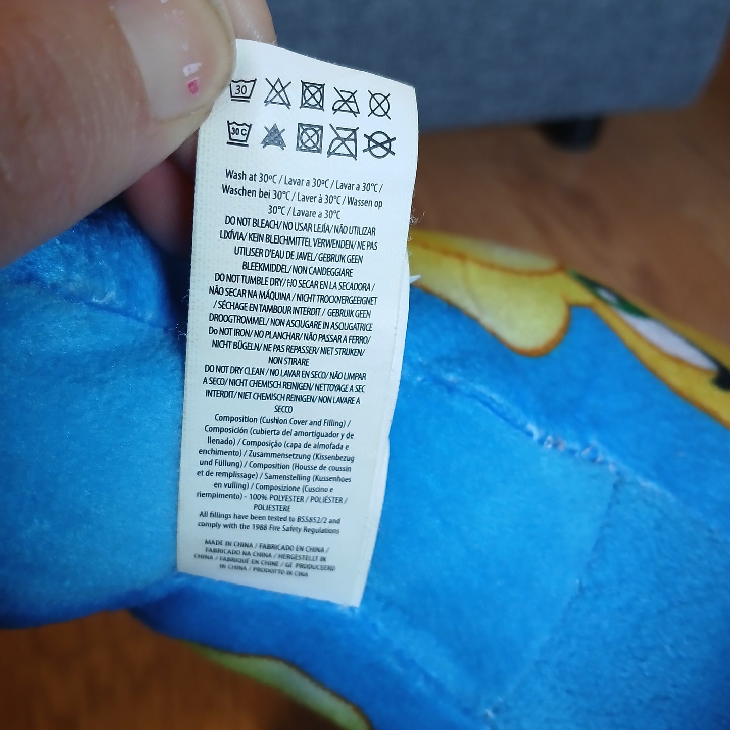 Primark/Penneys Disney Flounder Little Mermaid Cushion