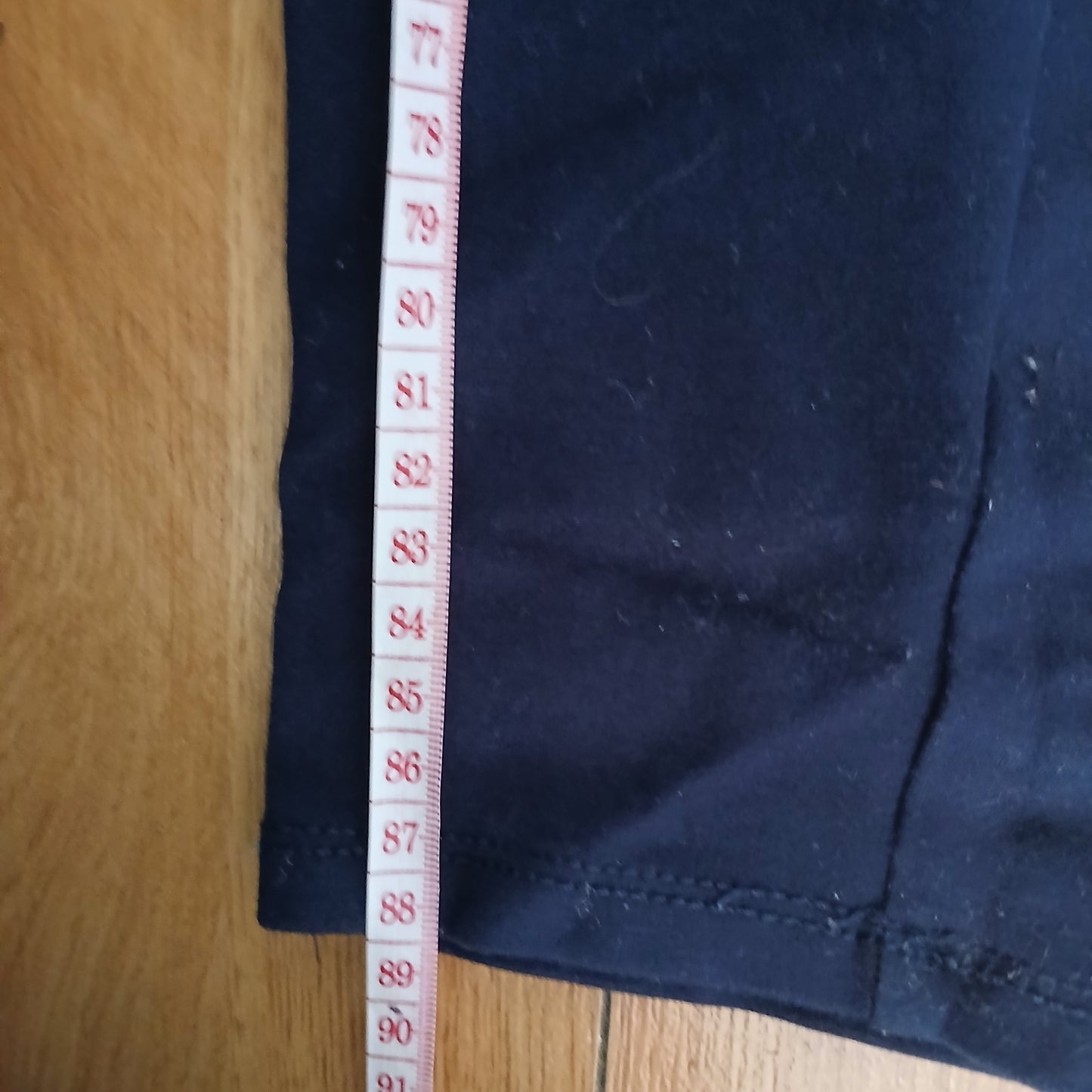 Gold SK Navy Elasticated Jeggings Trousers approximately Size 10-12