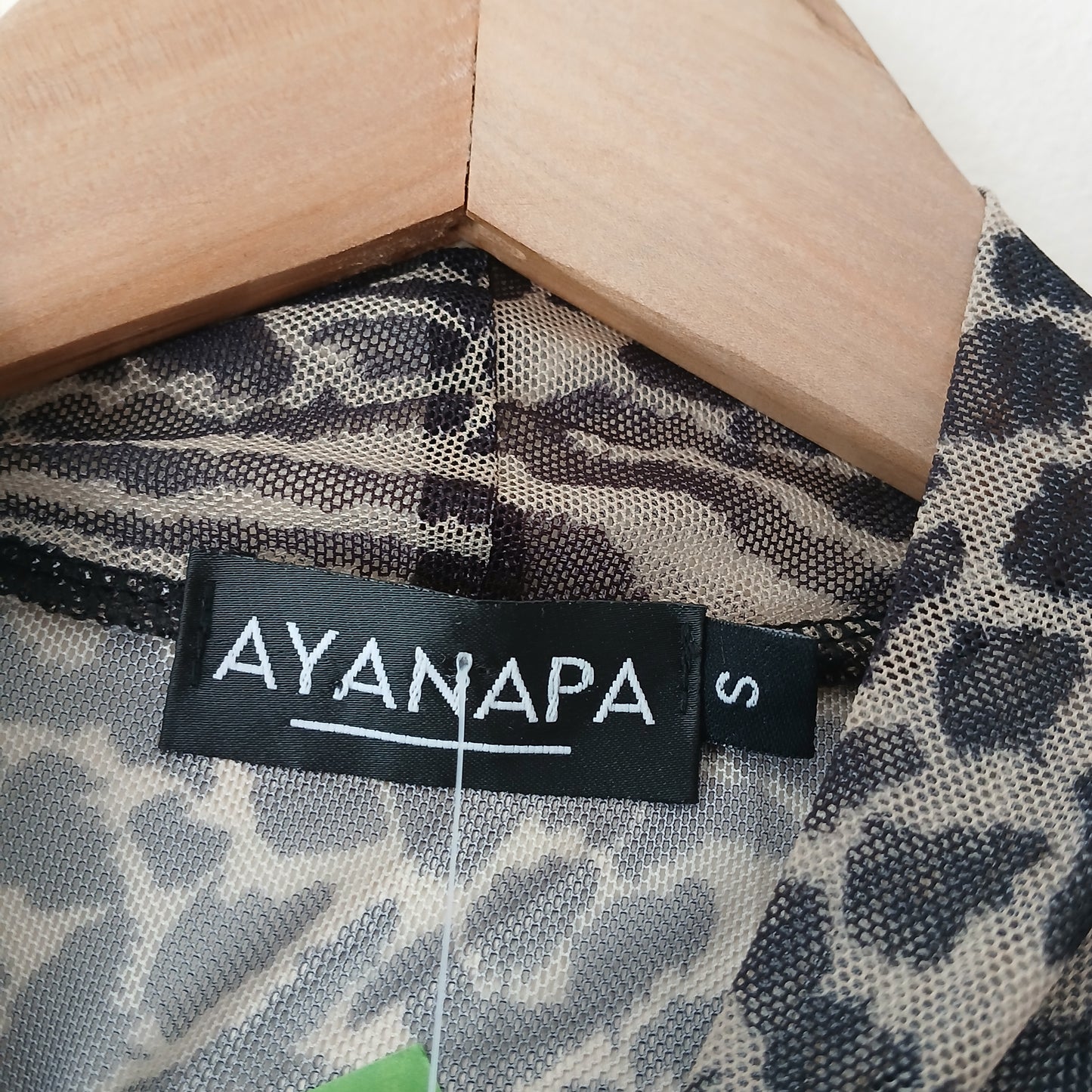 Ayanapa Animal Print Top Size Small