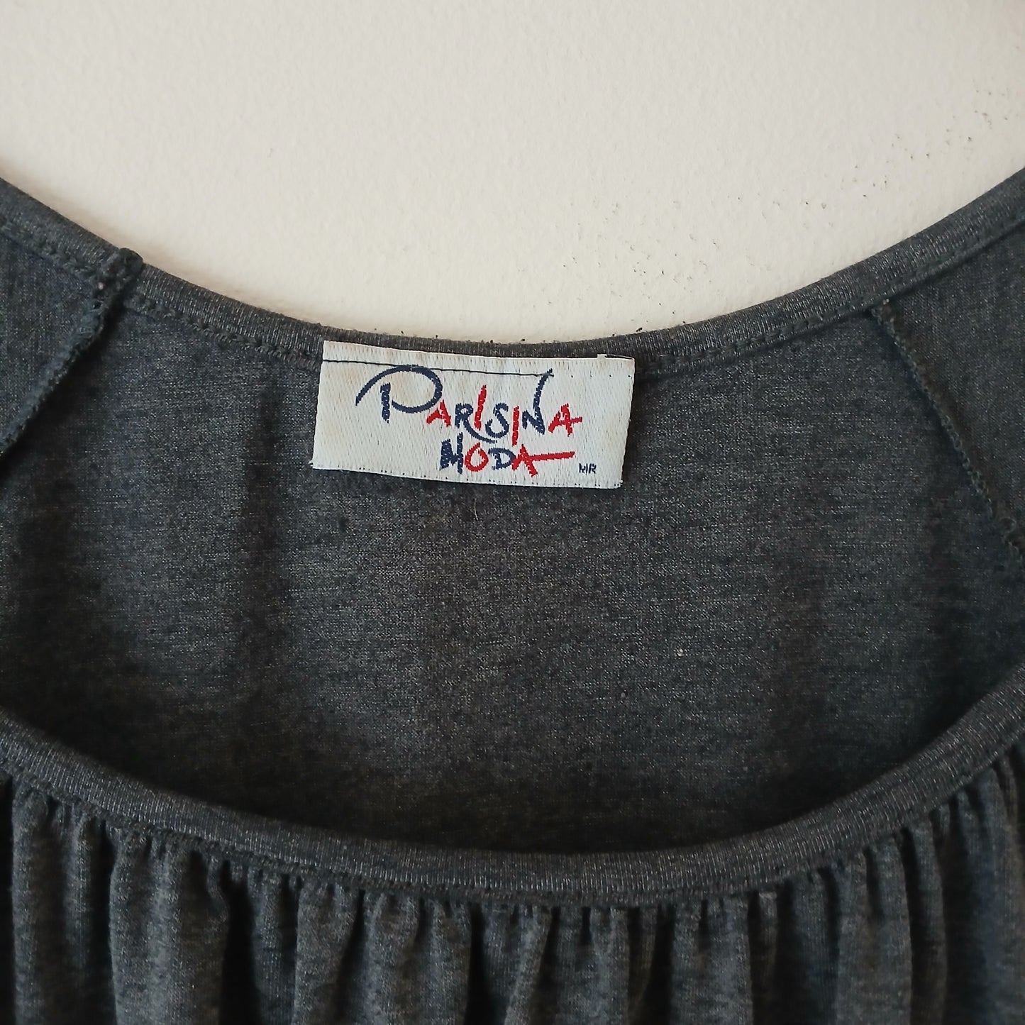 Parisina Moda Grey T-Shirt Approx Size M