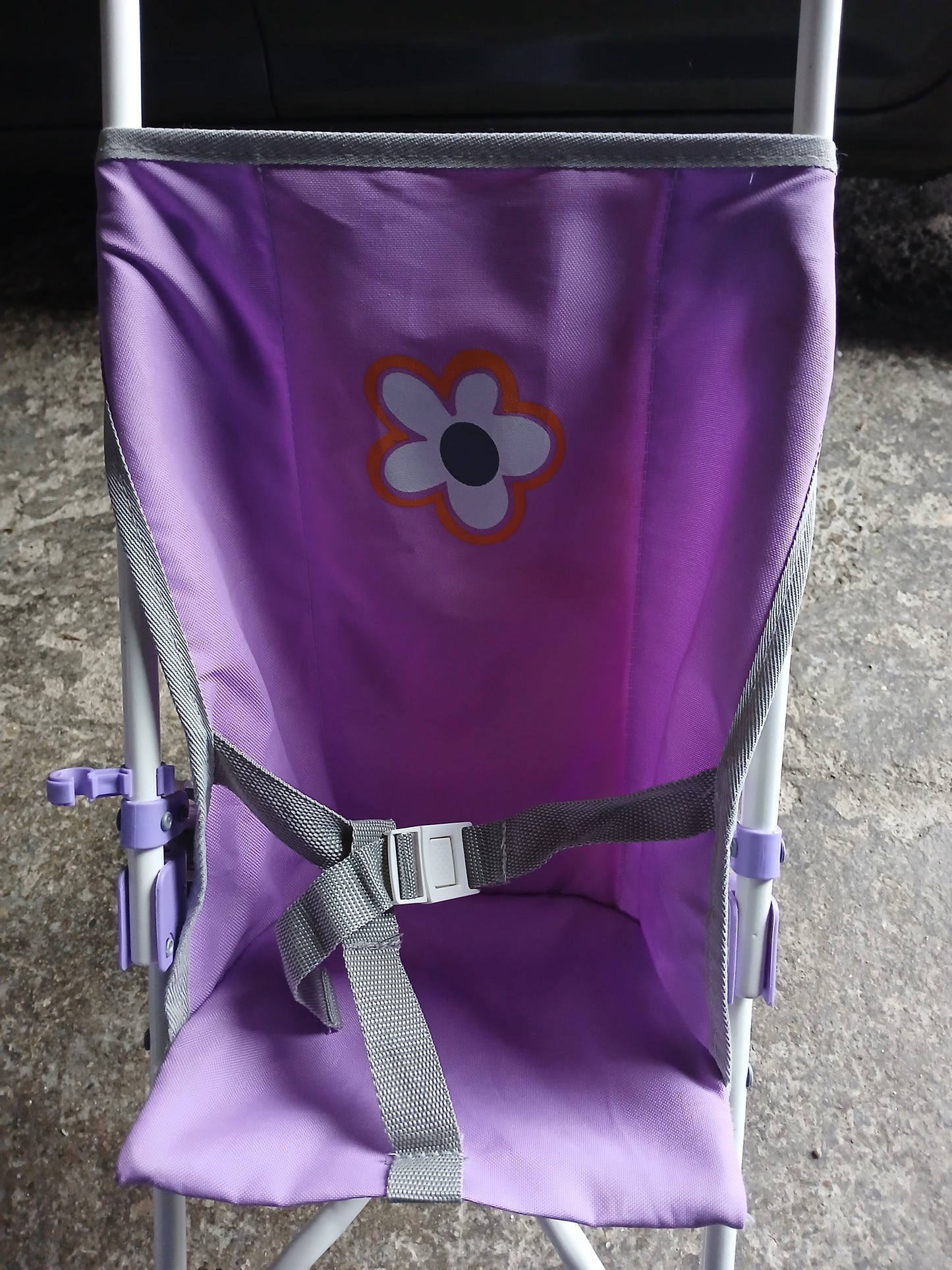 Purple Dolls Pushchair Stroller